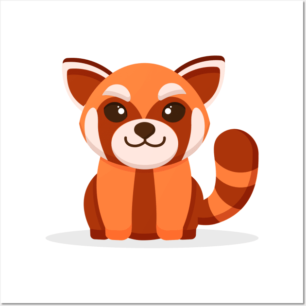 Cute Red Panda Wall Art by YourRequests